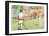 Lawn Tennis Being Played in the Victorian Age-Pat Nicolle-Framed Giclee Print