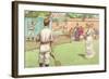 Lawn Tennis Being Played in the Victorian Age-Pat Nicolle-Framed Giclee Print