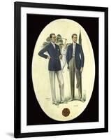 Lawn Tennis Fashions-The Vintage Collection-Framed Premium Giclee Print