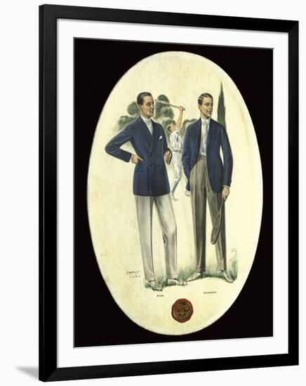 Lawn Tennis Fashions-The Vintage Collection-Framed Premium Giclee Print