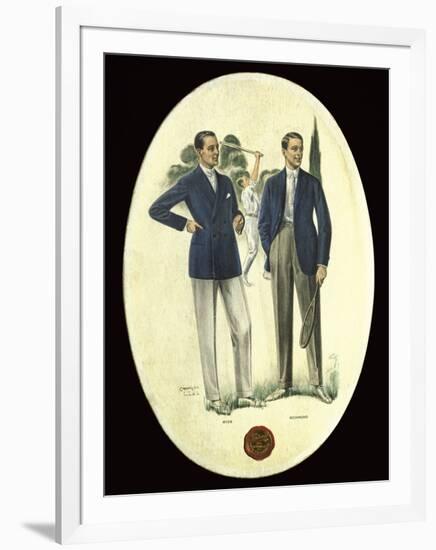 Lawn Tennis Fashions-The Vintage Collection-Framed Premium Giclee Print