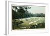 Lawn Tennis in Central Park, New York City-null-Framed Art Print