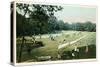 Lawn Tennis in Central Park, New York City-null-Stretched Canvas