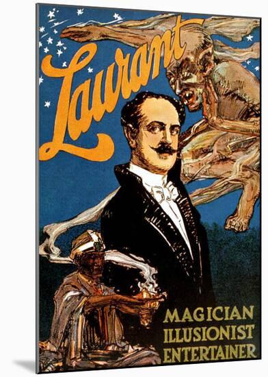 Lawrant the Magician-null-Mounted Giclee Print