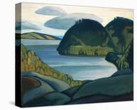 Maligne Lake, Jasper Park-Lawren S^ Harris-Stretched Canvas