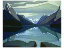 Maligne Lake, Jasper Park-Lawren S^ Harris-Mounted Premium Giclee Print