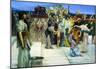 Lawrence Alma-Tadema A consecration of Bacchus, detail 1 Art Print Poster-null-Mounted Poster