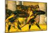 Lawrence Alma-Tadema A Dance for Phyrrus Art Print Poster-null-Mounted Poster