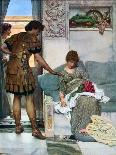 Cleopatra Testing Poisons on Those Condemned to Death, Late 19th Century-Lawrence Alma-Tadema-Framed Giclee Print