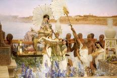 Cleopatra Testing Poisons on Those Condemned to Death, Late 19th Century-Lawrence Alma-Tadema-Framed Giclee Print