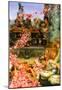 Lawrence Alma-Tadema The Roses of Heliogabalus detail 2 Art Print Poster-null-Mounted Poster