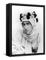 Lawrence d'Arabie Lawrence of Arabia by David Lean with Peter O'Toole, 1962 (b/w photo)-null-Framed Stretched Canvas