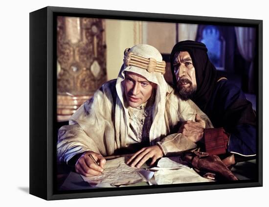 Lawrence d'Arabie LAWRENCE OF ARABIA by David Lean with Peter O'Toole and Anthony Quinn, 1962 Oscar-null-Framed Stretched Canvas