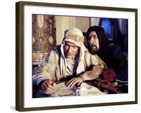 Lawrence d'Arabie LAWRENCE OF ARABIA by David Lean with Peter O'Toole and Anthony Quinn, 1962 Oscar-null-Framed Photo