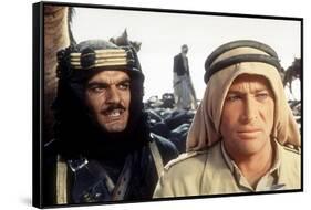 Lawrence d'Arabie LAWRENCE OF ARABIA by David Lean with Peter O'Toole, Omar Sharif, 1962 kaffiyeh k-null-Framed Stretched Canvas