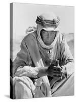 Lawrence d'Arabie LAWRENCE OF ARABIA by DavidLean with Peter O'Toole, 1962 (b/w photo)-null-Stretched Canvas