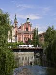 River Ljubljanica, Ljubljana, Slovenia, Europe-Lawrence Graham-Photographic Print