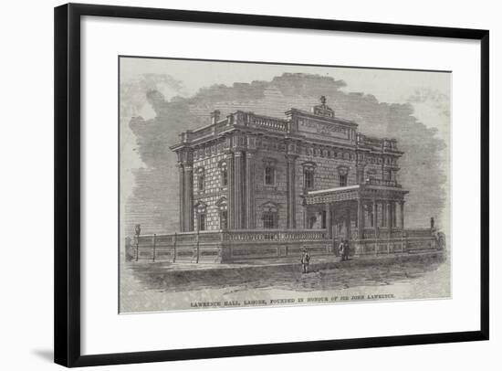 Lawrence Hall, Lahore, Founded in Honour of Sir John Lawrence-null-Framed Giclee Print