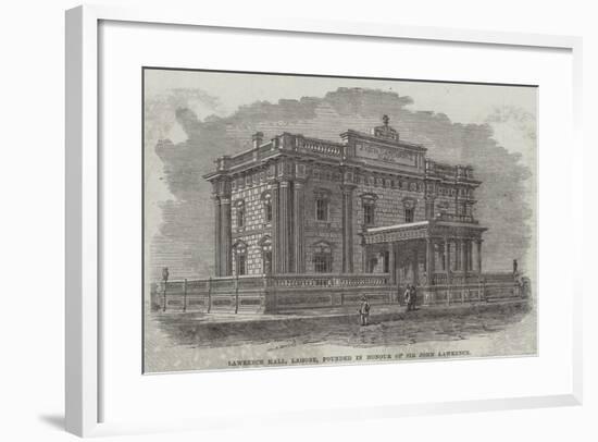 Lawrence Hall, Lahore, Founded in Honour of Sir John Lawrence-null-Framed Giclee Print