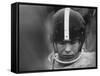 Lawrence High School Football Player-null-Framed Stretched Canvas