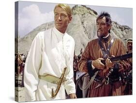 LAWRENCE OF ARABIA, 1962 directed by DAVID LEAN Peter O'Toole / Anthony Quinn (photo)-null-Stretched Canvas