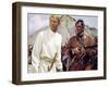 LAWRENCE OF ARABIA, 1962 directed by DAVID LEAN Peter O'Toole / Anthony Quinn (photo)-null-Framed Photo