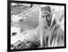 LAWRENCE OF ARABIA, 1962 directed by DAVID LEAN Peter O'Toole (b/w photo)-null-Framed Photo