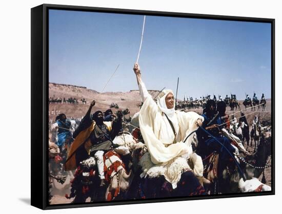 LAWRENCE OF ARABIA, 1962 directed by DAVID LEAN Peter O'Toole (photo)-null-Framed Stretched Canvas