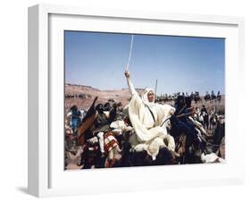 LAWRENCE OF ARABIA, 1962 directed by DAVID LEAN Peter O'Toole (photo)-null-Framed Photo