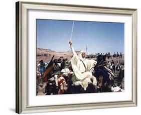 LAWRENCE OF ARABIA, 1962 directed by DAVID LEAN Peter O'Toole (photo)-null-Framed Photo