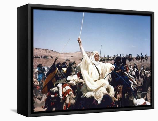 LAWRENCE OF ARABIA, 1962 directed by DAVID LEAN Peter O'Toole (photo)-null-Framed Stretched Canvas