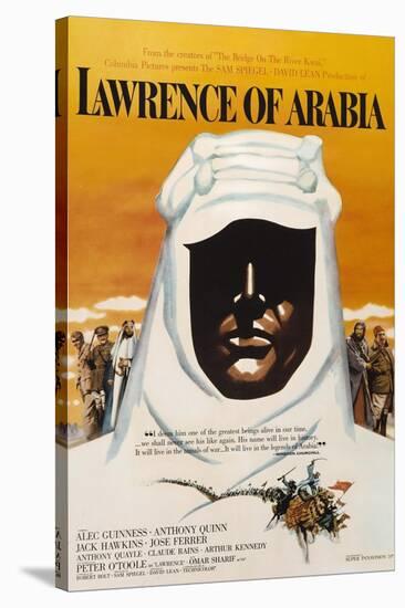 Lawrence of Arabia, 1962, Directed by David Lean-null-Stretched Canvas