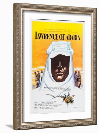 Lawrence of Arabia, 1962-null-Framed Art Print