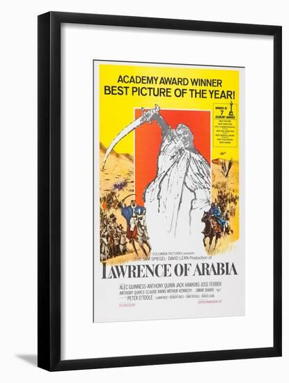 Lawrence of Arabia, 1962-null-Framed Art Print