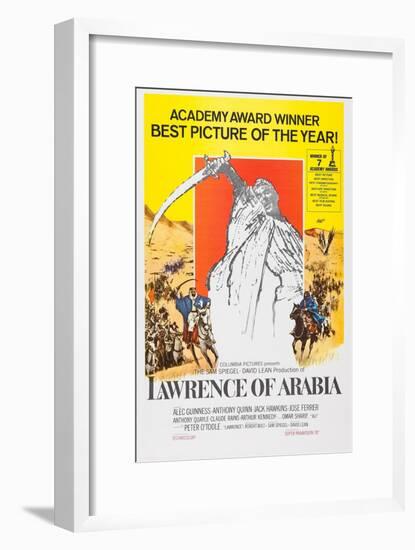 Lawrence of Arabia, 1962-null-Framed Art Print