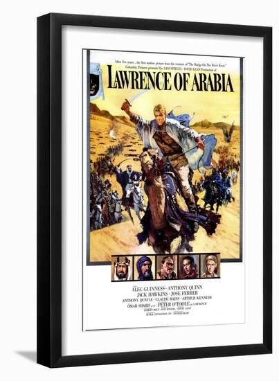 Lawrence of Arabia, 1963-null-Framed Art Print