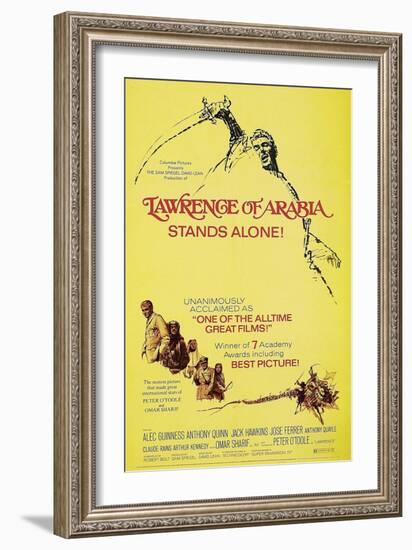 Lawrence of Arabia, 1963-null-Framed Art Print