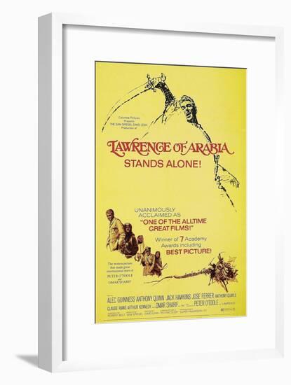 Lawrence of Arabia, 1963-null-Framed Art Print