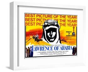 Lawrence of Arabia, 1963-null-Framed Art Print