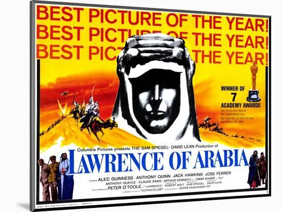 Lawrence of Arabia, 1963-null-Mounted Art Print