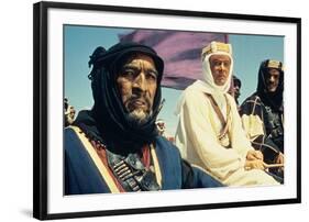 Lawrence of Arabia, Anthony Quinn, Peter O'Toole, Omar Sharif, 1962-null-Framed Photo