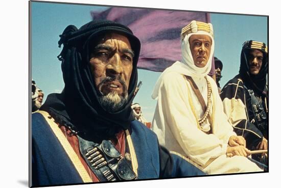 Lawrence of Arabia, Anthony Quinn, Peter O'Toole, Omar Sharif, 1962-null-Mounted Premium Photographic Print