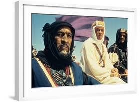 Lawrence of Arabia, Anthony Quinn, Peter O'Toole, Omar Sharif, 1962-null-Framed Photo