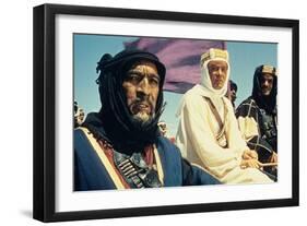 Lawrence of Arabia, Anthony Quinn, Peter O'Toole, Omar Sharif, 1962-null-Framed Photo