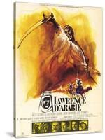 Lawrence of Arabia, French Movie Poster, 1963-null-Stretched Canvas