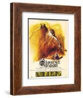 Lawrence of Arabia, French Movie Poster, 1963-null-Framed Art Print