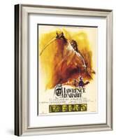 Lawrence of Arabia, French Movie Poster, 1963-null-Framed Art Print