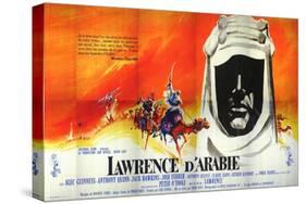 Lawrence of Arabia, French Movie Poster, 1963-null-Stretched Canvas