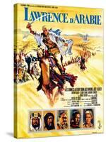 Lawrence of Arabia, French Movie Poster, 1963-null-Stretched Canvas