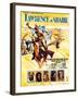 Lawrence of Arabia, French Movie Poster, 1963-null-Framed Art Print